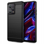 Tech-Protect TPUCarbon Case for Xiaomi Redmi Note 12 5G / Poco X5 5G - Black