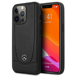 Mercedes MEHCP15LARMBK iPhone 15 Pro 6.1&quot; black/black hardcase Leather Urban