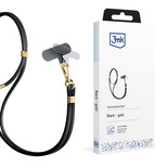 Smartphone Lanyard 3mk EasyClip Elite - Black