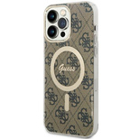 Guess GUHMP14XH4STW iPhone 14 Pro Max 6.7&quot; brown/brown hardcase 4G MagSafe