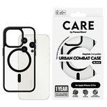 CARE by PanzerGlass Urban Combat Case MagSafe Hülle für iPhone 15 Pro – Schwarz