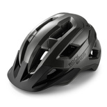 Kask rowerowy Rockbros LK-67 młodzieżowy z odpinanym daszkiem 54–58 cm - szary