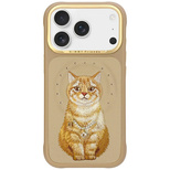 Nimmy Lucky Fashion Cat MagSafe Hülle für iPhone 17 Pro Max – braun