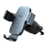 Uchwyt samochodowy Baseus Metal Age 3 grawitacyjny na kratkę nawiewu - szary