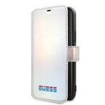 Guess Iridescent Hülle für iPhone 11 Pro – Silber