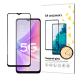 Wozinsky Super Durable Full Glue Tempered Glass Full Screen With Frame Case Friendly Realme Narzo 50 Black