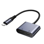 Joyroom SY-L02 Lightning auf 2x Lightning DAC-Adapter 2in1 – Schwarz