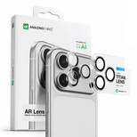 Szkło na aparat AMAZINGTHING Sapphire na iPhone 17 Pro / Pro Max - z przezroczystą ramką