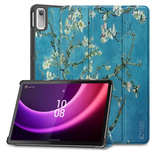 Tech-Protect SmartCase for Lenovo Tab P11 (2nd gen.) 11.5&quot; TB-350 - blue with sakura flowers