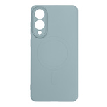 Liquid Silicone Case mit MagSafe für Samsung Galaxy S25 Edge - Hellblau