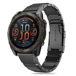 Tech-Protect SteelBand-Armband für Garmin Fenix ​​​​5/6/6 PRO/7/8 (47 mm)/E – Schwarz