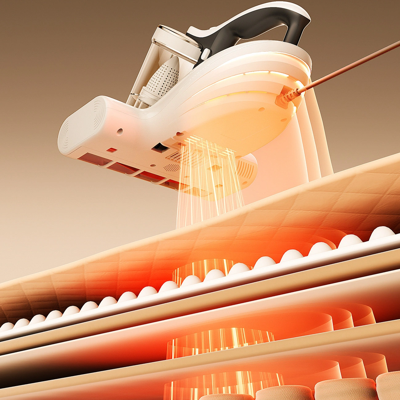 Odkurzacz UWANT zapewnia stały strumień ciepłego powietrza