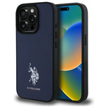 US Polo USHCP15XPGEV iPhone 15 Pro Max 6.7&quot; Navy Leather Embroidered DH Color
