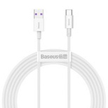 Baseus Superior cable USB - USB Type C 66 W 6A 2 m White (CATYS-A02)