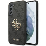 Guess GUHCS23M4GMGGR S23+ S916 grau/grau Hardcase 4G Big Metal Logo