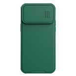 Nillkin CamShield S Case iPhone 14 Pro Max Armored Cover Camera Protector Green