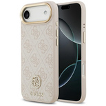 Guess 4G Strass Logo MagSafe Case für iPhone Air - Pink