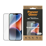 PanzerGlass Ultra-Wide Fit Antibakterielles gehärtetes Glas für iPhone 14/13 Pro/13