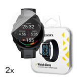 Szkło hartowane Wozinsky Full Glue do Garmin Forerunner 165 (2 szt.)