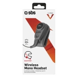 SBS TEEARSETMONOMOTOBTK Mono-Wireless-Headset für Motorradhelm – Schwarz