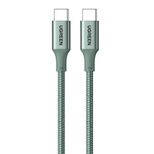 Ugreen US316 15310 USB-C / USB-C PD cable 100W 1m - green