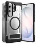 Ringke UX Magnetische MagSafe-Hülle für Samsung Galaxy S26 Ultra – Transparent Schwarz