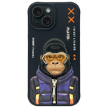 Nimmy Cool&amp;Cute 2.0 Monkey case for iPhone 15 - black