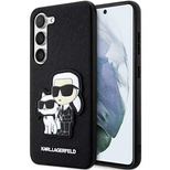 Etui Karl Lagerfeld Saffiano Karl&Choupette na Samsung Galaxy S23 - czarne