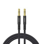 Joyroom Autoradio-Audiokabel SY-10A1 Stereo-AUX-Miniklinke 3,5 mm / Miniklinke 3,5 mm 1 m – Schwarz