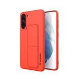 Wozinsky Kickstand Case Silikon Ständer Cover für Samsung Galaxy S21 + 5G Rot