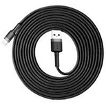 Baseus Cafule USB-A / Lightning 2A QC 3.0 cable 3 m - black and gray