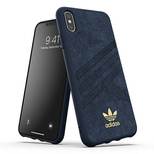 Adidas OR Molded Case ULTRASuede iPhone Xs Max blue / collegiate royal 35001