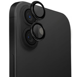 Uniq Optix Aluminium Kameraobjektivschutz iPhone 16 / 16 Plus mit Applikator - schwarz