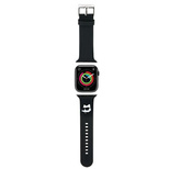 Karl Lagerfeld 3D Rubber Choupette Head Strap for Apple Watch 42/44/45/49mm - Black