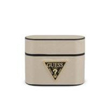 Guess GUACAPVSATMLLG AirPods Pro cover beżowy/beige Saffiano