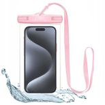 Tech-Protect Waterproof Case UWC7 wasserdichte Abdeckung für Geräte bis 6,9 Zoll – Pink