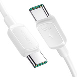 Joyroom Multi-Color Series A14 USB-C / USB-C 100W 1,2 m Kabel - Weiß