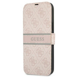 Guess GUBKP13S4GDPI iPhone 13 mini 5.4&quot; pink/pink book 4G Stripe