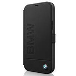 Etui BMW BMFLBKP12SSLLBK iPhone 12 mini 5,4" czarny/black book Signature