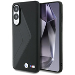 Etui BMW Leather Oversized Stripes MagSafe na Samsung Galaxy S25 Edge - czarne