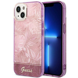 Guess GUHCP14MHGJGHP iPhone 14 Plus 6.7 &quot;pink / pink hardcase Jungle Collection