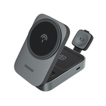 Dudao A11 Max 15W 3-in-1 Induktive Ladestation Kompatibel mit MagSafe - Grau