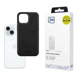 3mk Hardy Apple Silky Leather MagCase für Apple iPhone 15 - Schwarz