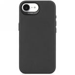 Decoded Leather Backcover Case mit MagSafe für iPhone 16e - Schwarz