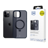 3mk Smoke Case Mag&amp;Stand for Apple iPhone 12 pro max - black