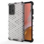 Honeycomb etui pancerny pokrowiec z żelową ramką Samsung Galaxy A72 4G przezroczysty