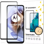 Wozinsky Full Glue Moto G51 Full Screen Tempered Glass with Black Frame