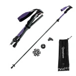 Qunature Nordic Walking Trekkingstock Aluminium 110 – 130 cm 1 Stk. - Lila