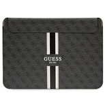 Guess 4G Printed Stripes Hülle für einen 16-Zoll-Laptop – Schwarz