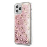 Guess GUHCP12SLG4GSPG iPhone 12 mini 5.4&quot; pink/pink hardcase 4G Liquid Glitter